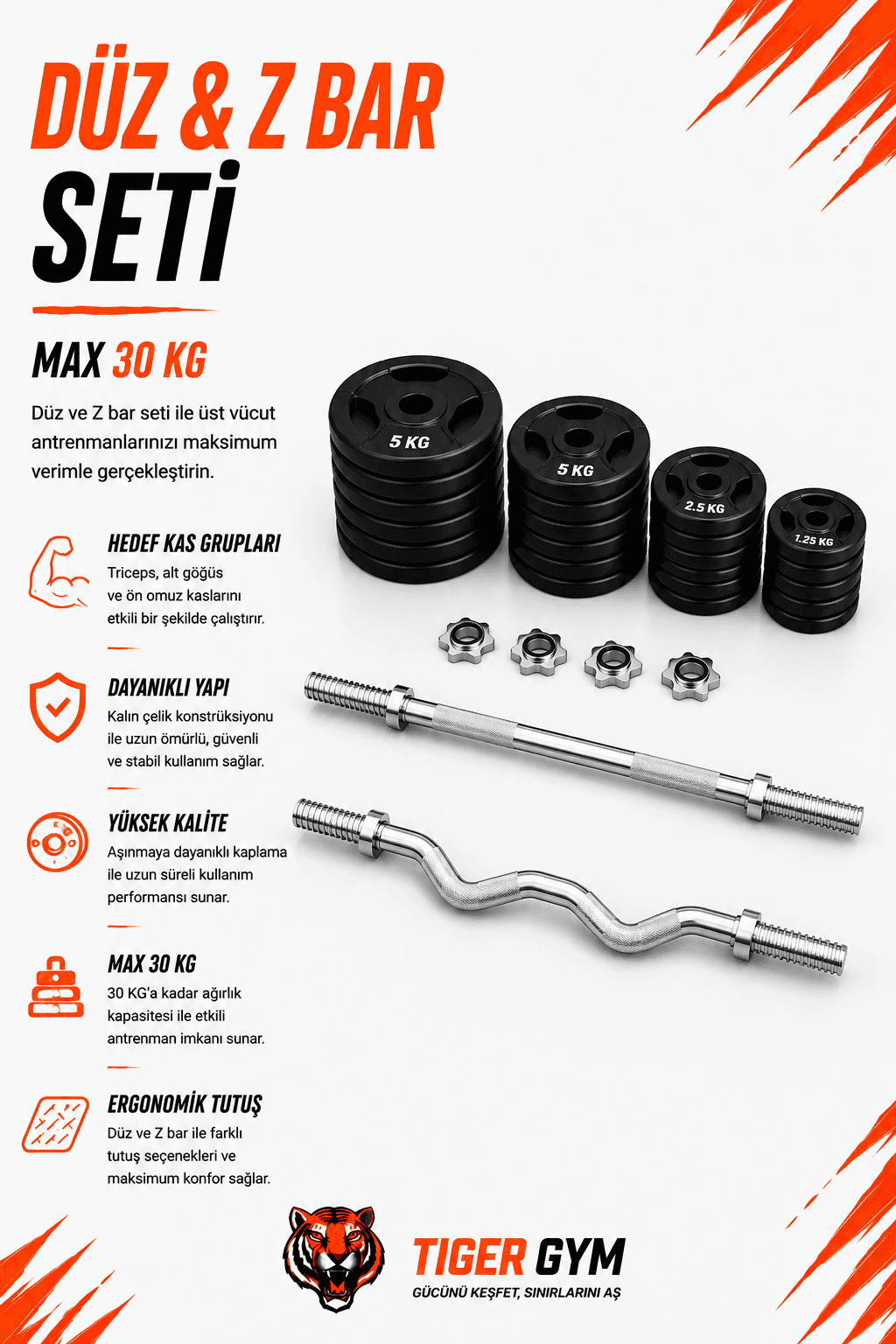 Barbell Set 30KG