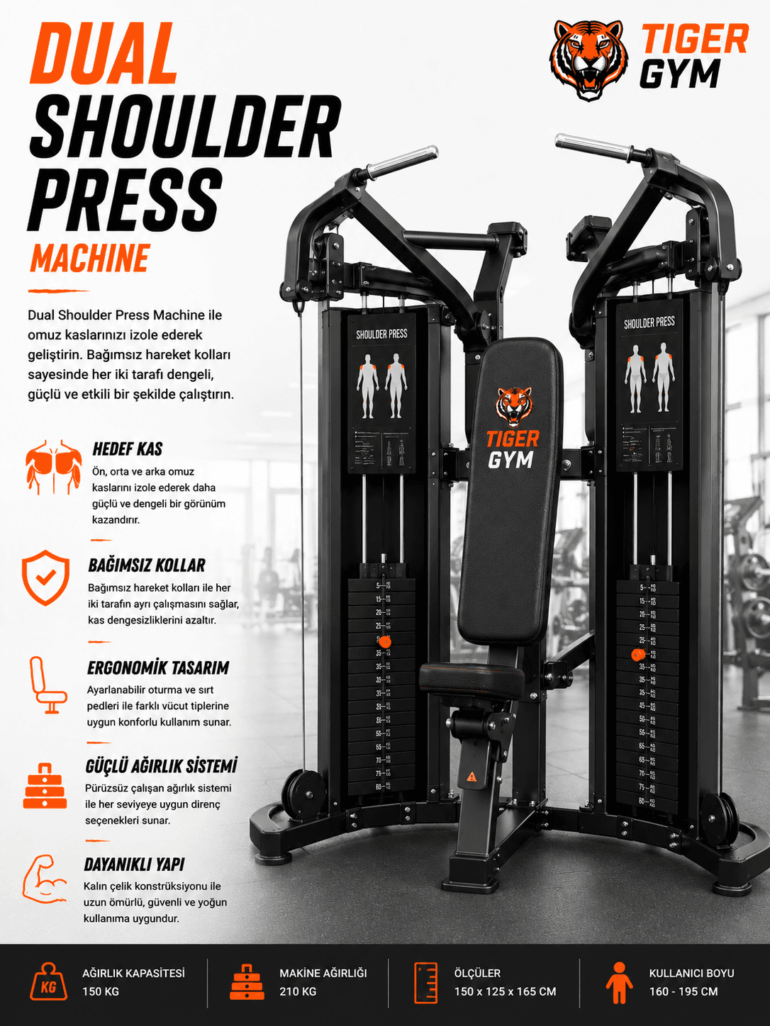 Dual Shoulder Press Machine
