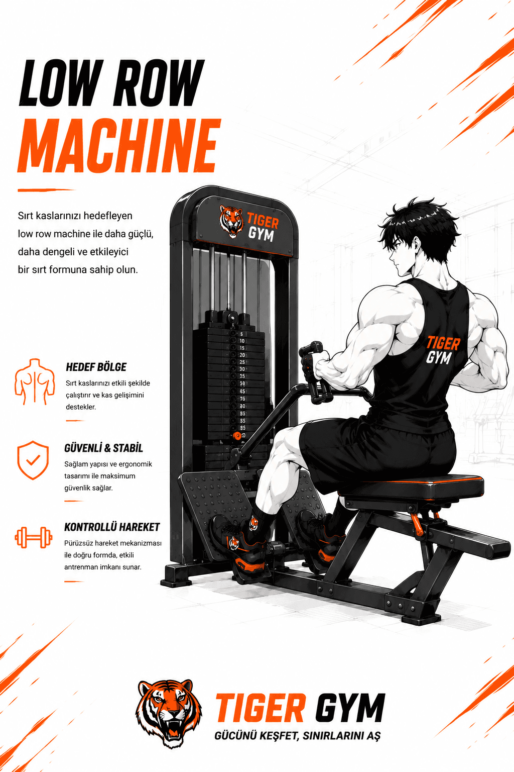 Low Row Machine