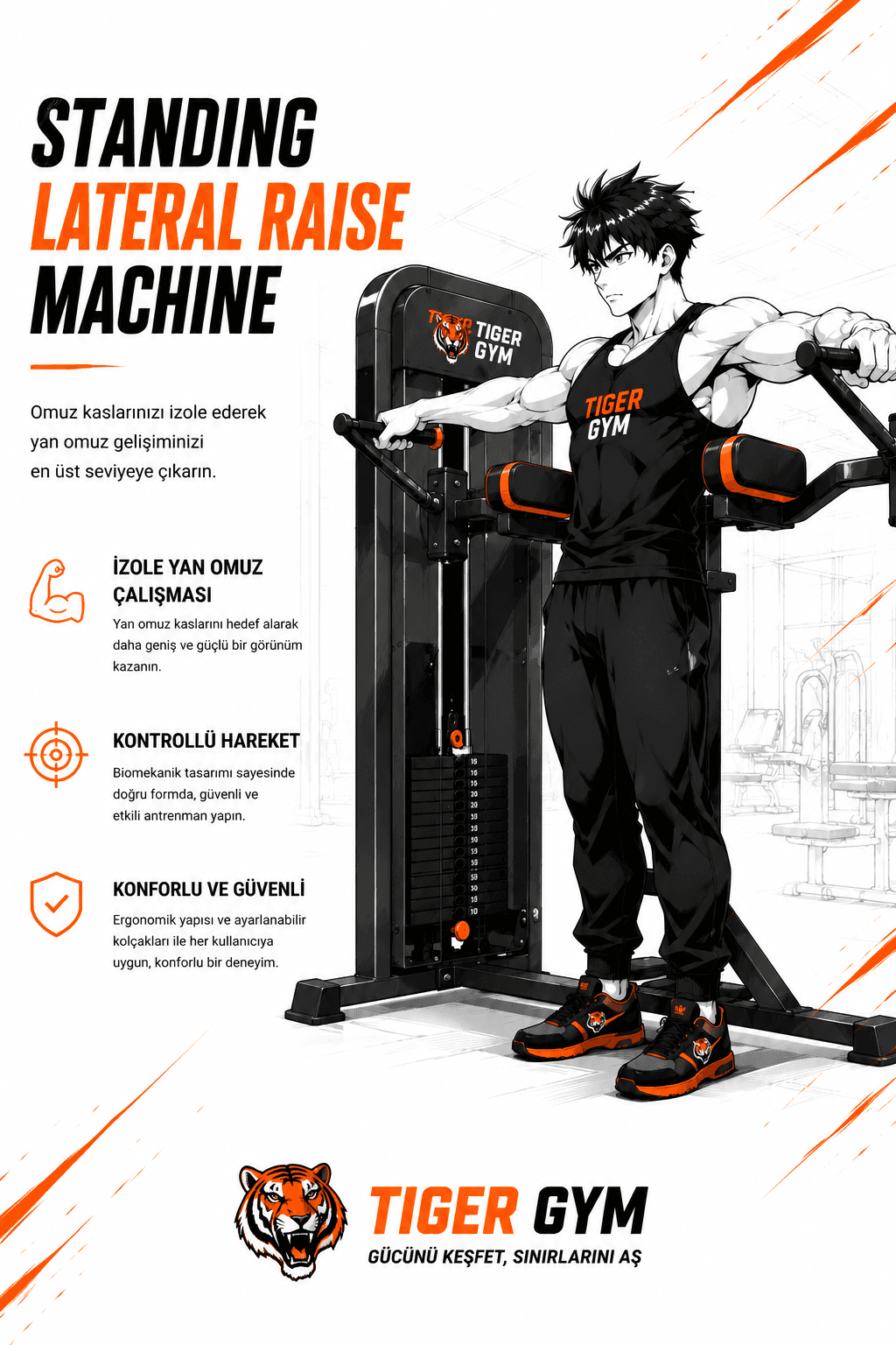 Standing Lateral Raise Machine