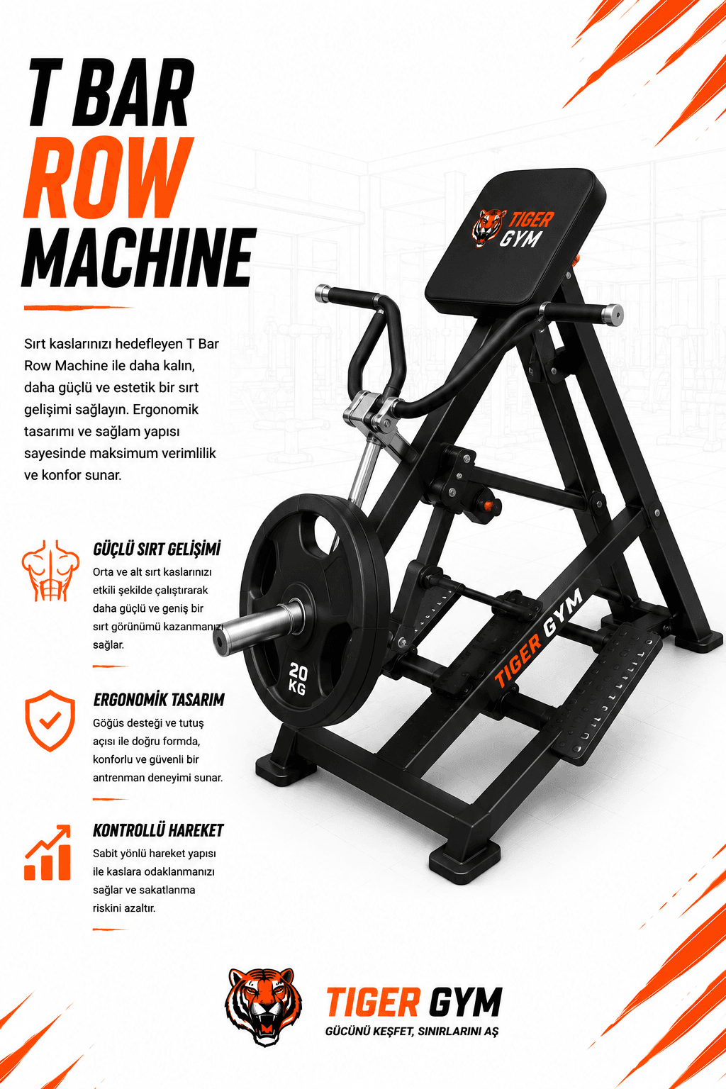 T Bar Row Machine